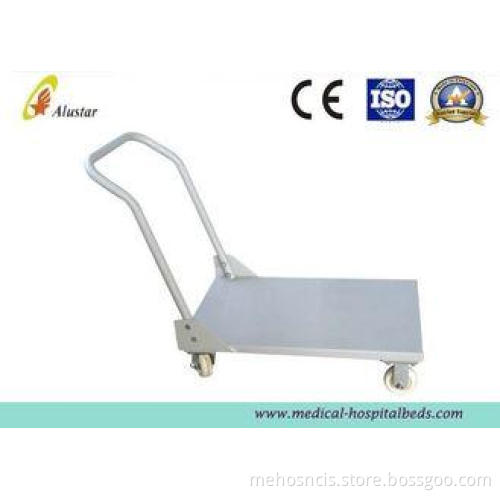 Steel Platform Cart Hospital Bed Accessories With 4 Casters